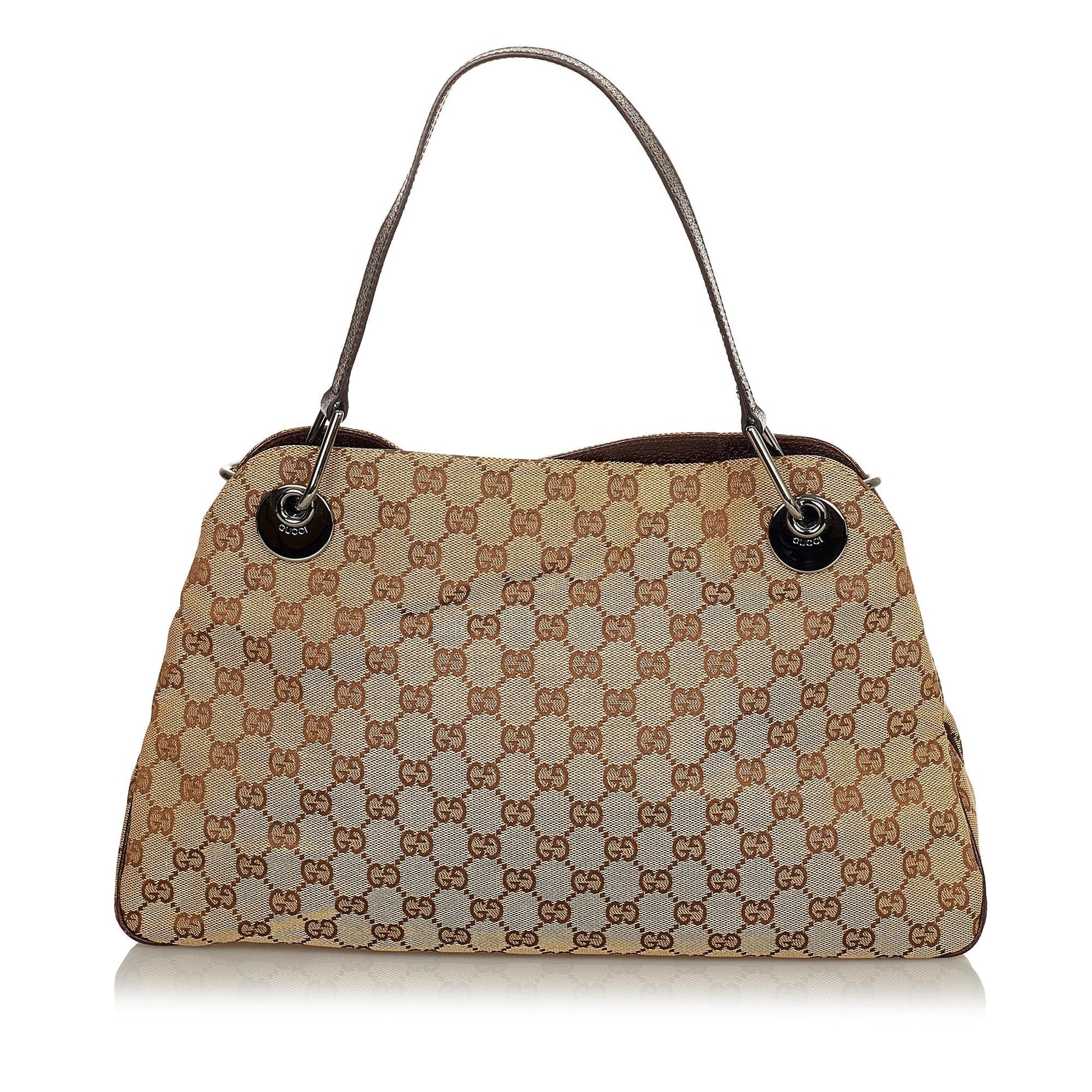 Gucci GG Eclipse SHG Canvas Brown Shoulder Bag 9
