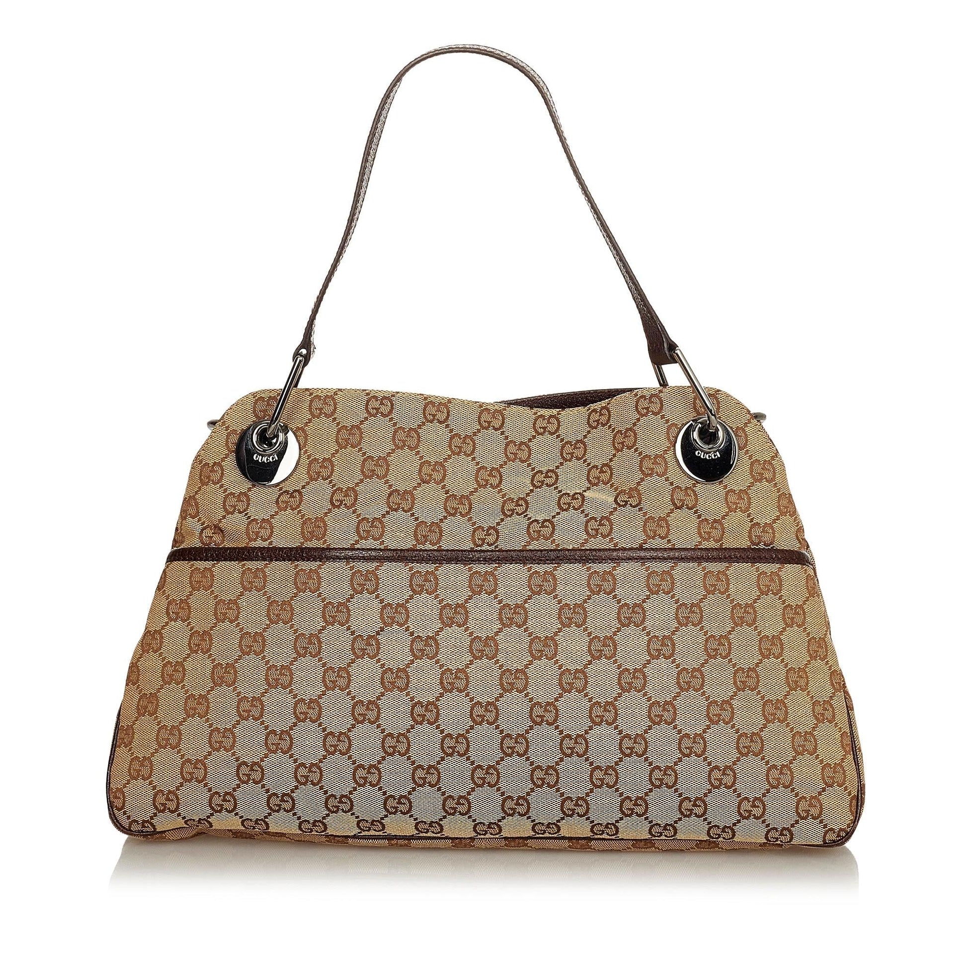 Gucci GG Eclipse SHG Canvas Brown Shoulder Bag 9