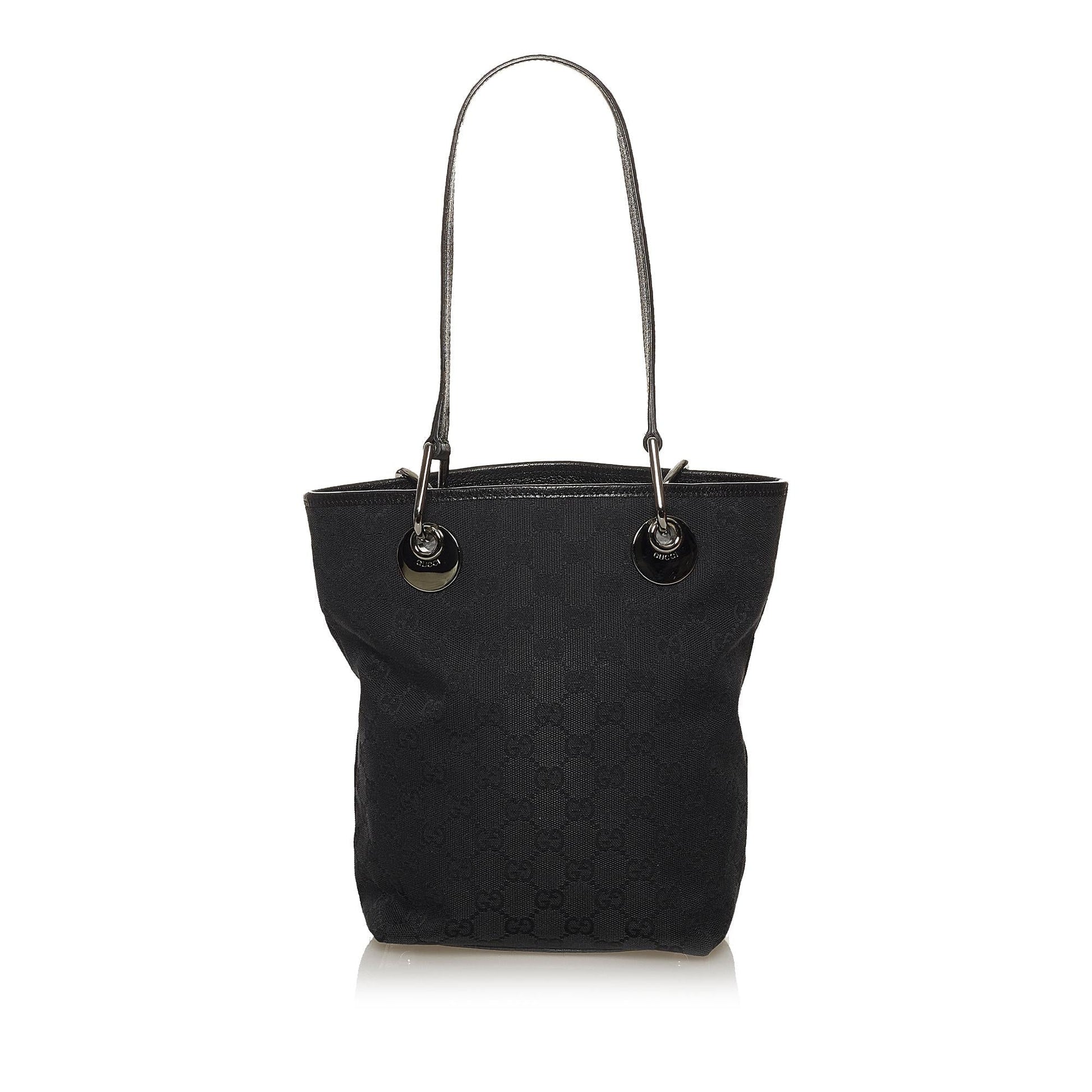 Gucci GG Eclipse SHG Canvas Black Shoulder Bag Bag Shg