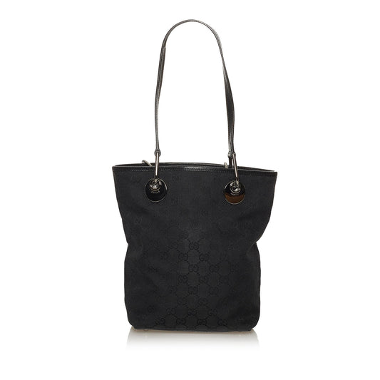 Gucci GG Eclipse SHG Canvas Black Shoulder Bag Bag Shg