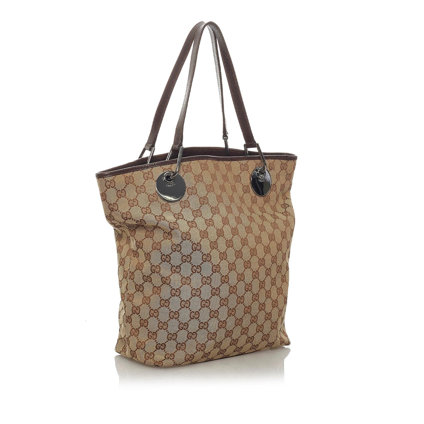 Gucci GG Eclipse SHG Canvas Brown Shoulder Bag 8