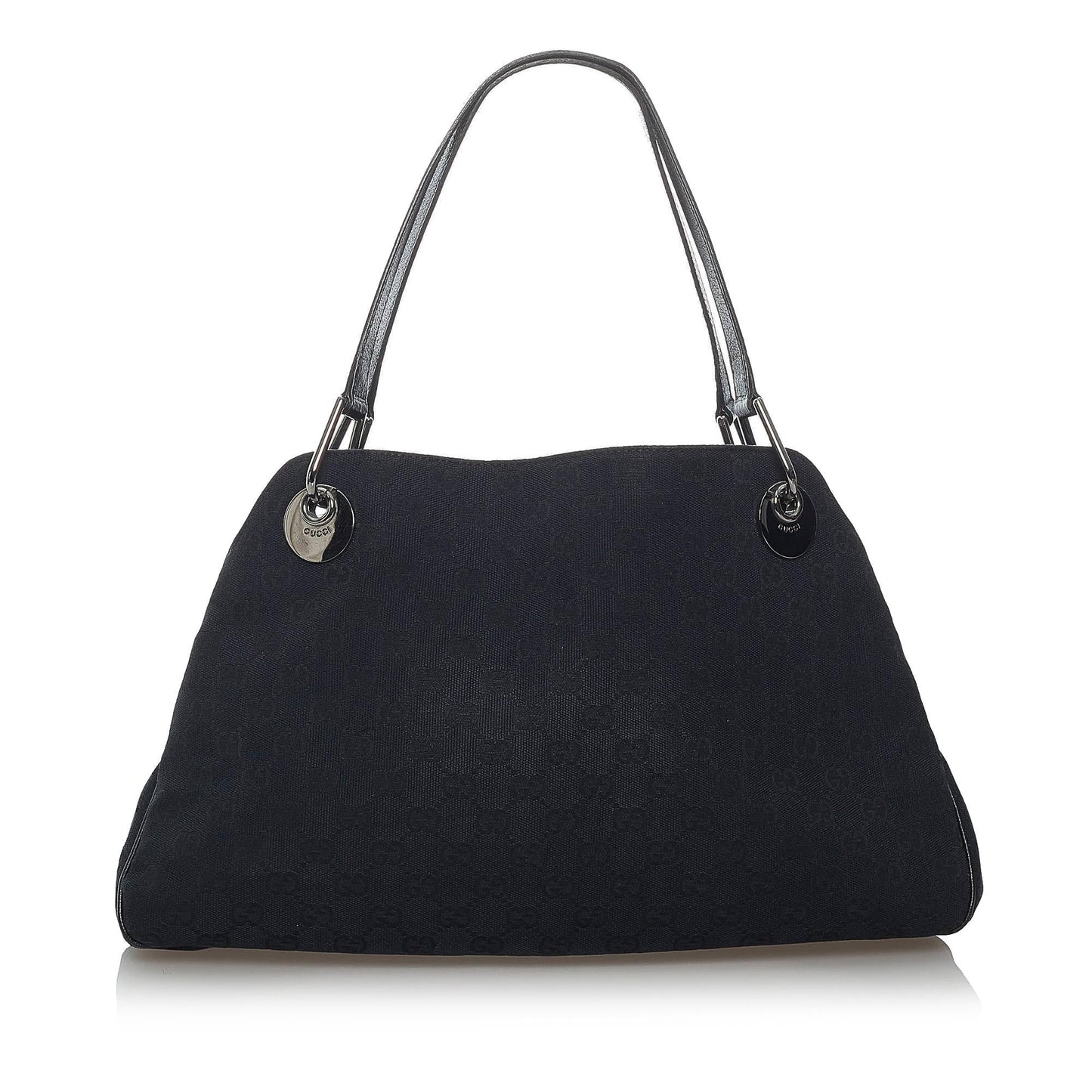 Gucci GG Eclipse SHG Canvas Calf Black Shoulder Bag