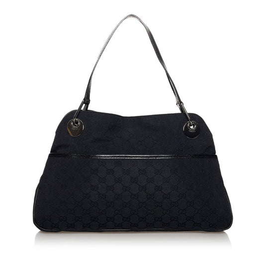 Gucci GG Eclipse SHG Canvas Black Shoulder Bag 6