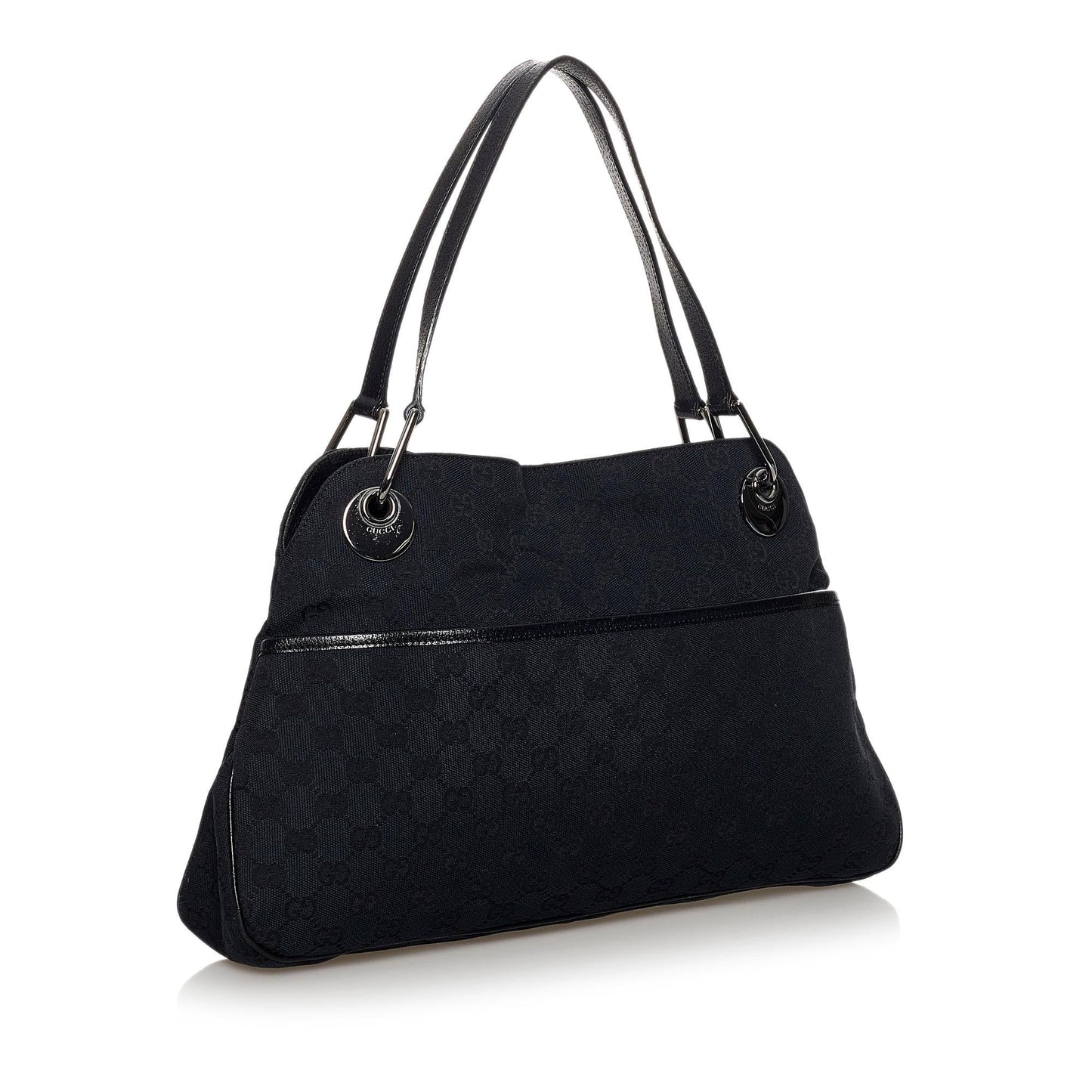 Gucci GG Eclipse SHG Canvas Black Shoulder Bag 6