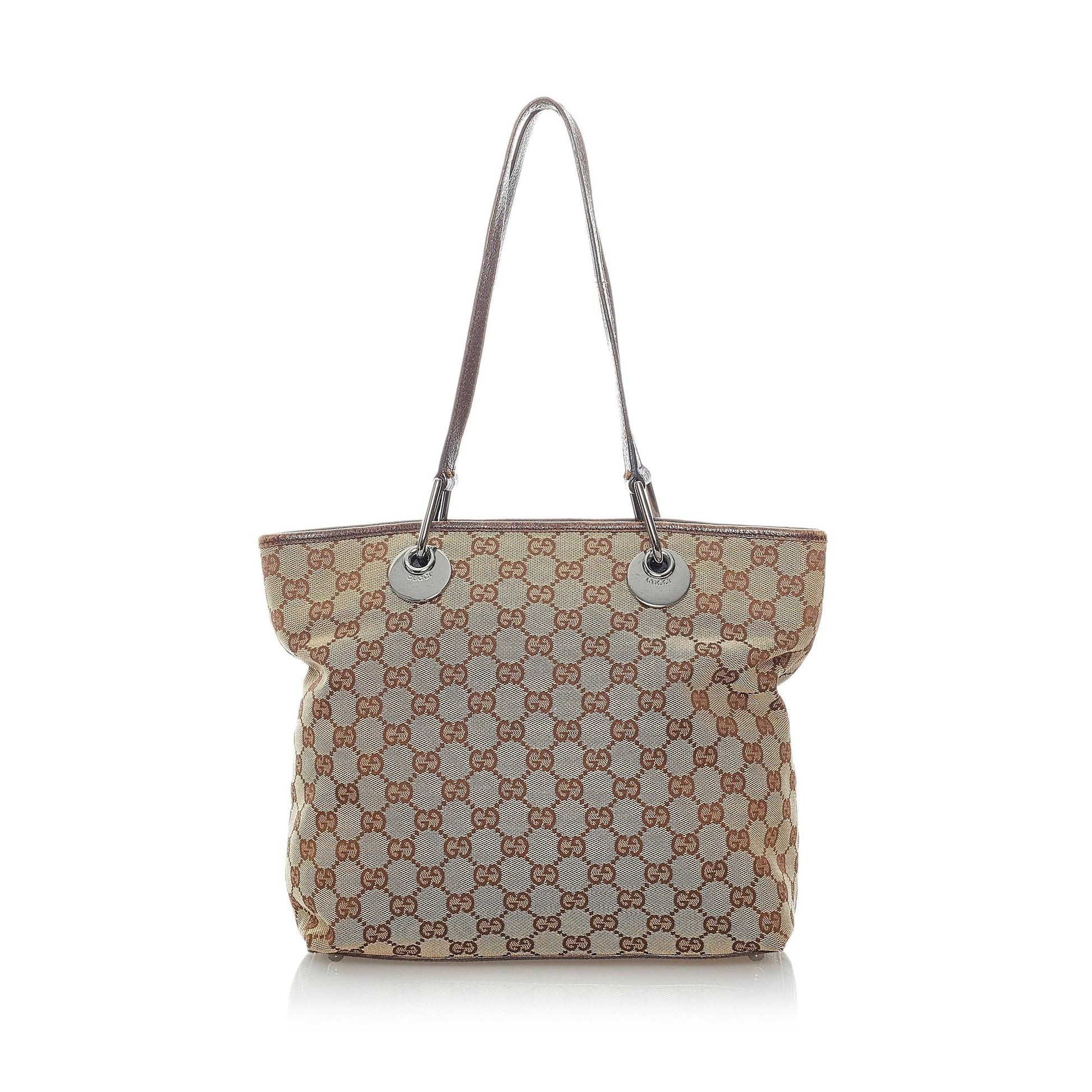 Gucci GG Eclipse SHG Canvas Brown Shoulder Bag 11