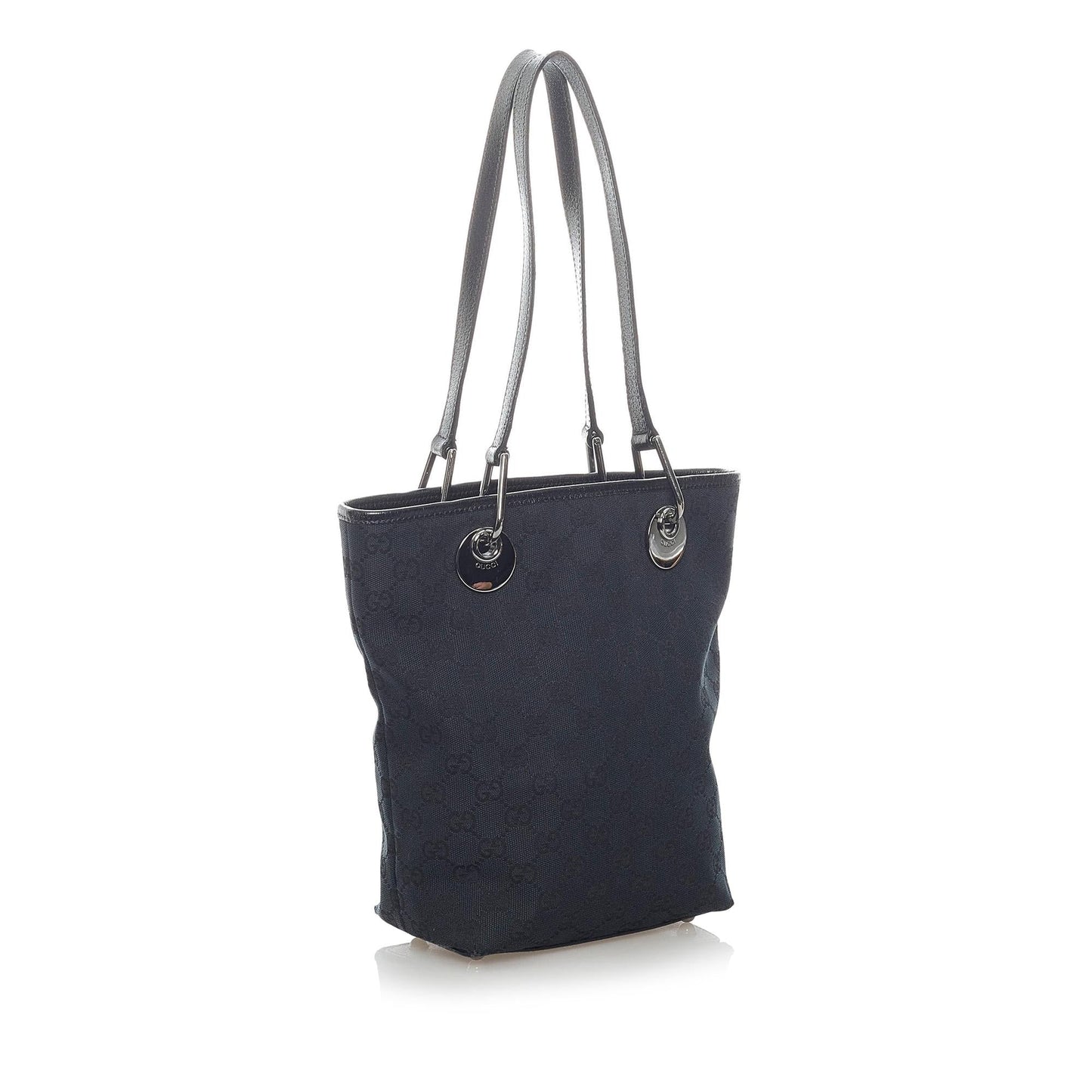 Gucci GG Eclipse SHG Canvas Black Shoulder Bag 10