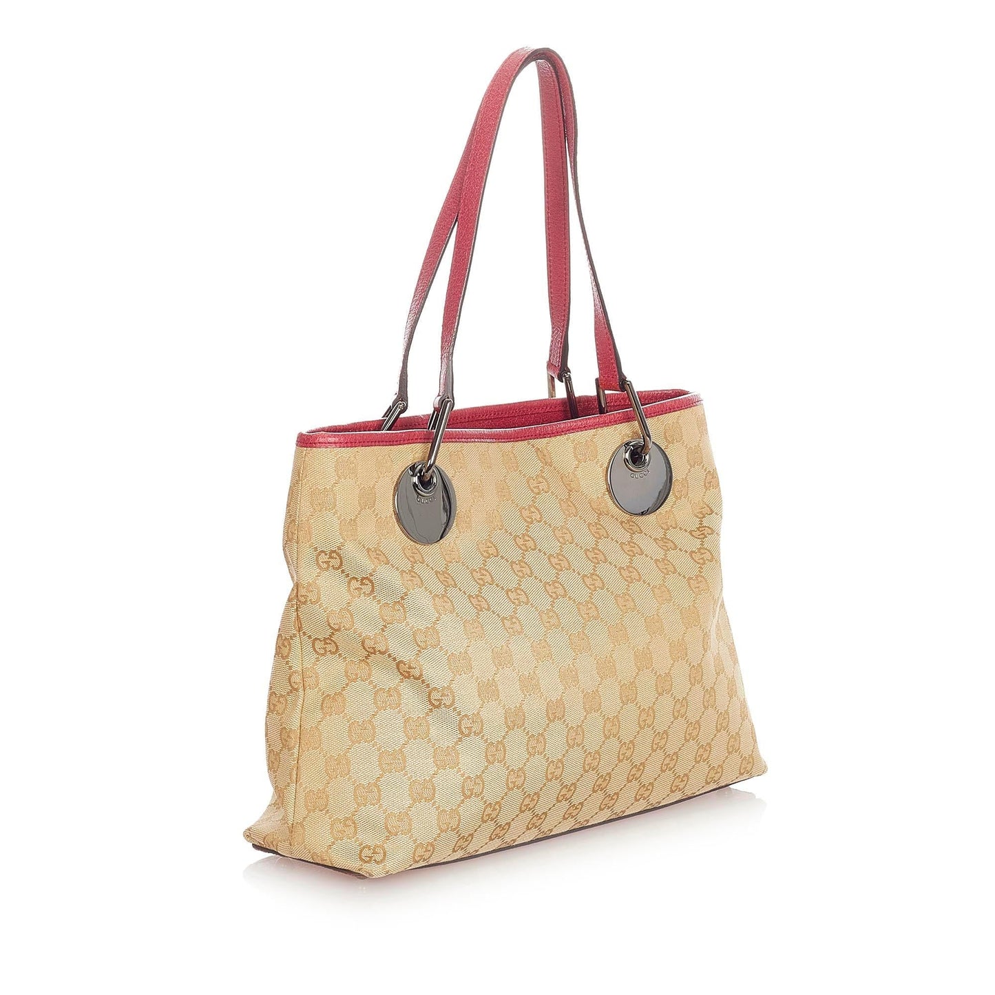 Gucci GG Eclipse SHG Canvas Brown Red Shoulder Bag