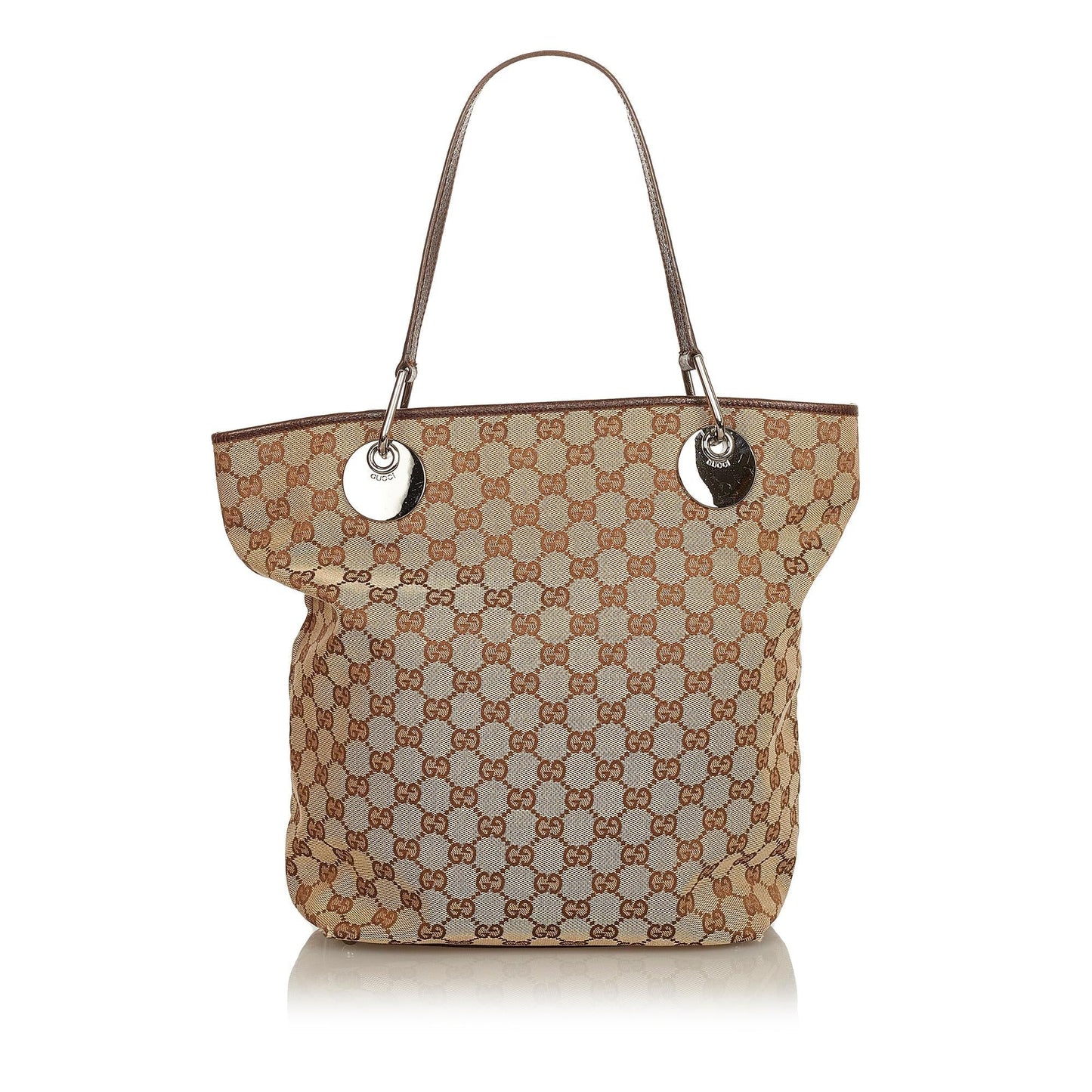 Gucci GG Eclipse SHG Canvas Brown Tote Bag 6