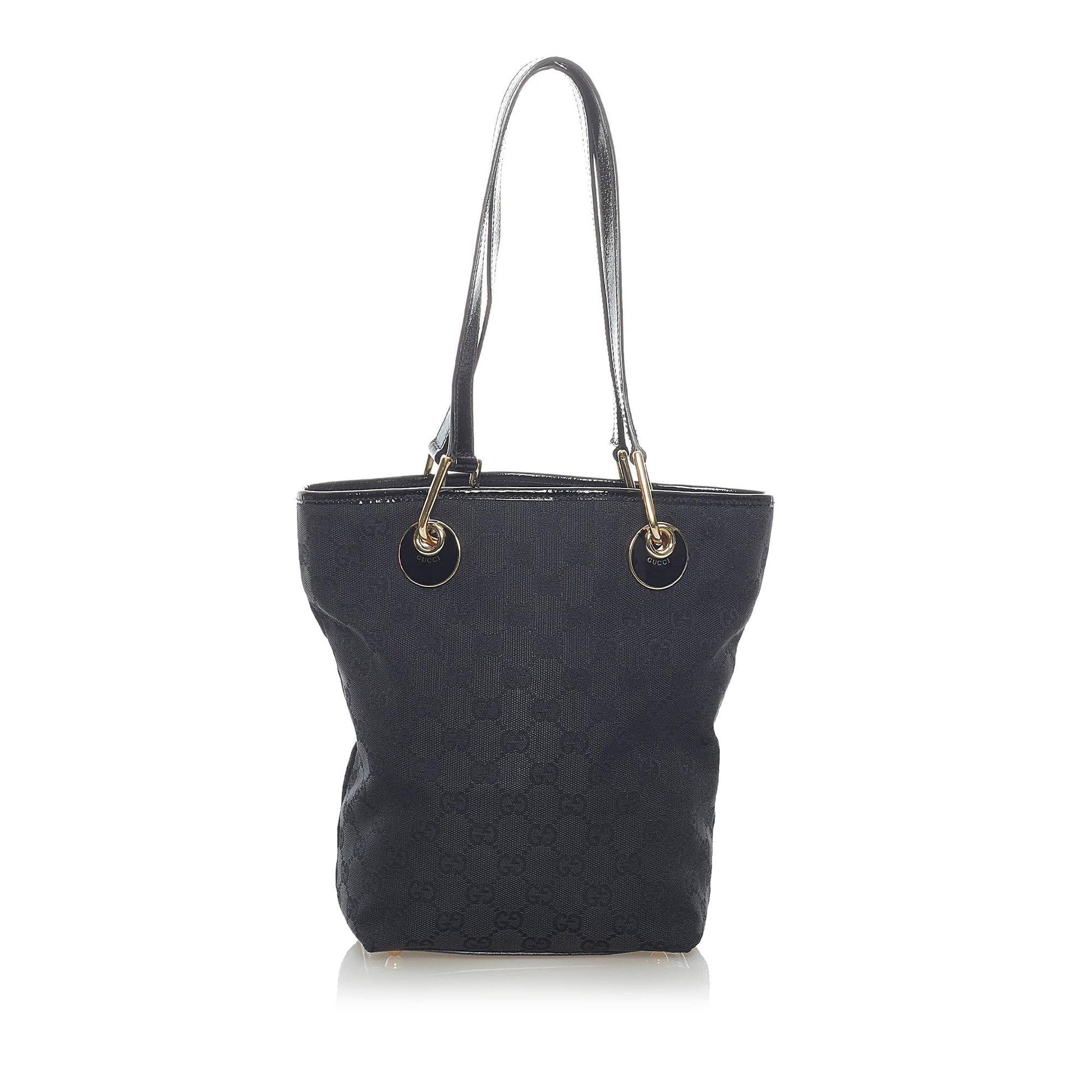 Gucci GG Eclipse SHG Canvas Black Tote Bag 4