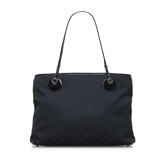 Gucci GG Eclipse SHG-wvHmam Canvas Black Tote Bag
