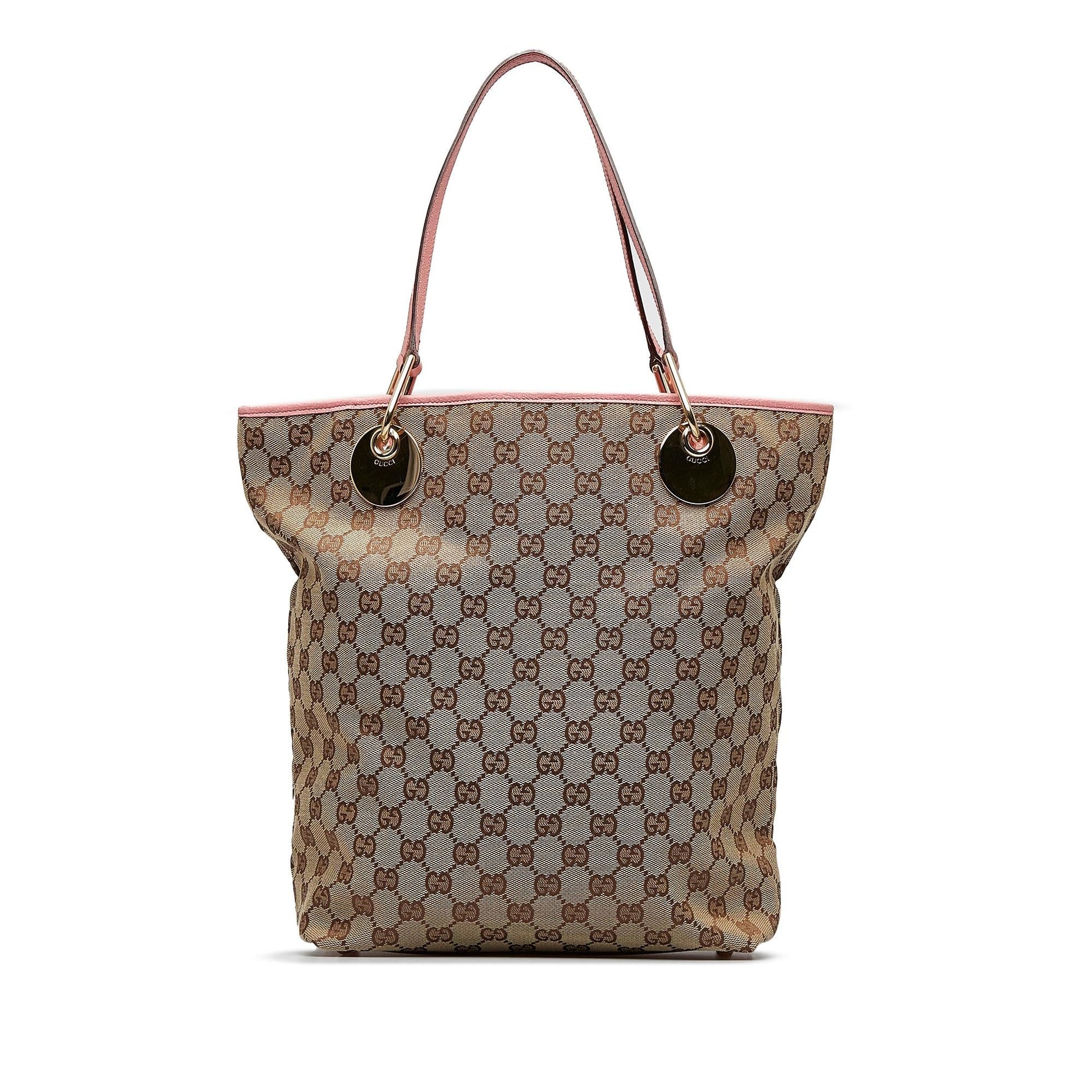 Gucci GG Eclipse SHG-3Mjnmv Canvas Brown Tote Bag
