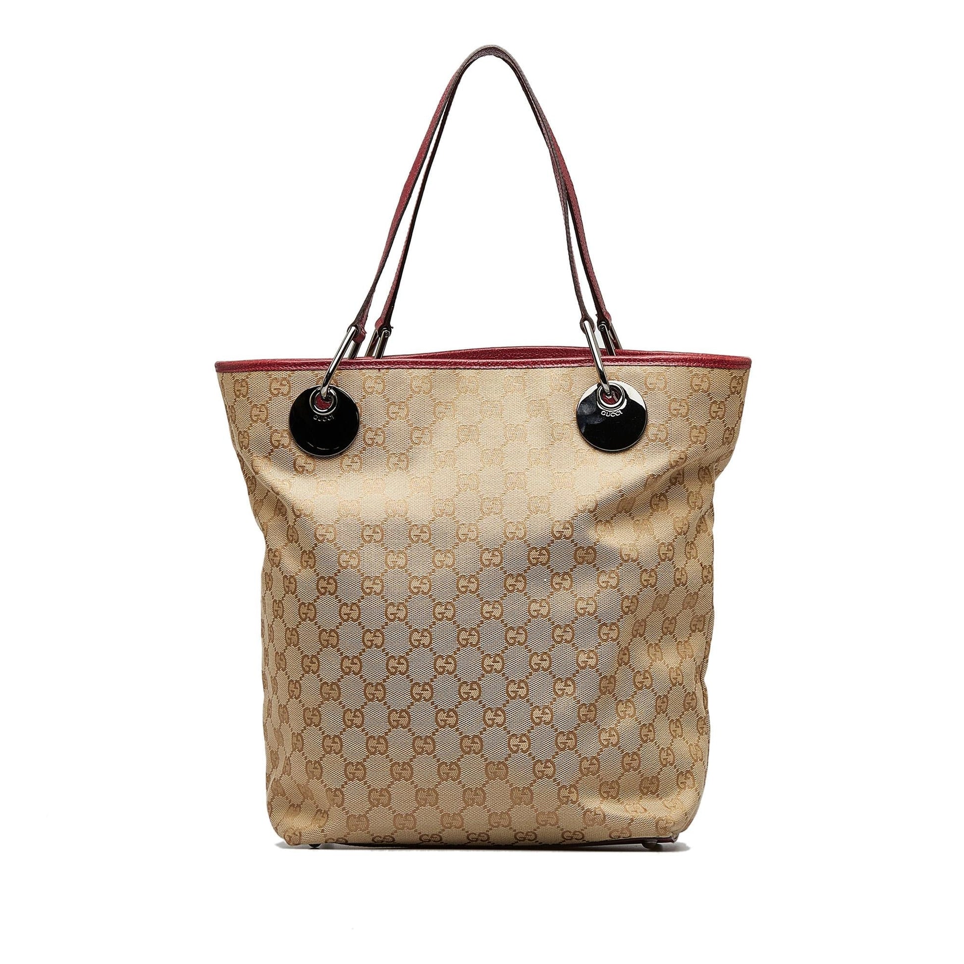 Gucci GG Eclipse SHG-bHiA5c Canvas Brown Tote Bag