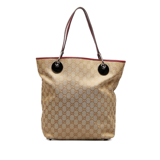 Gucci GG Eclipse SHG-bHiA5c Canvas Brown Tote Bag