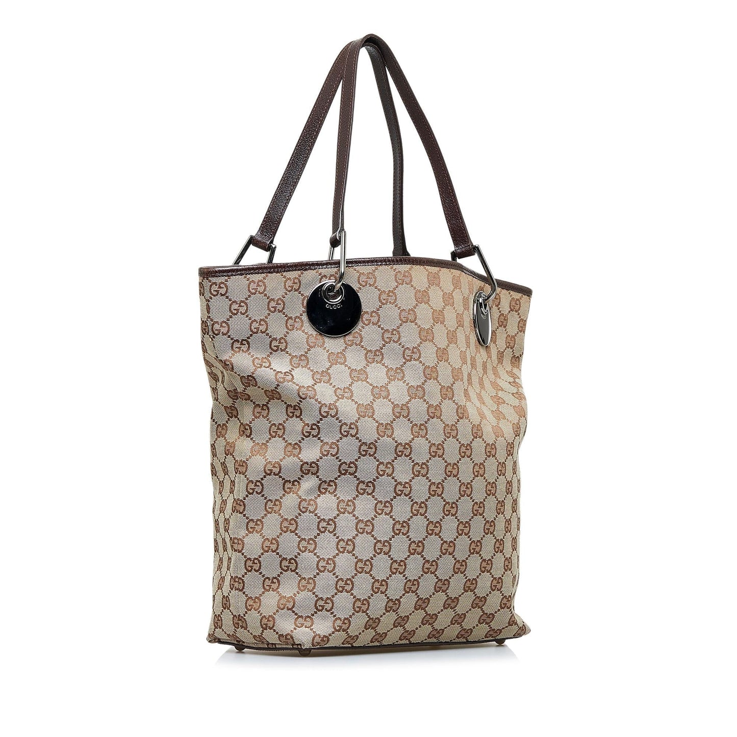 Gucci GG Eclipse SHG-jVoOHK Canvas Brown Tote Bag
