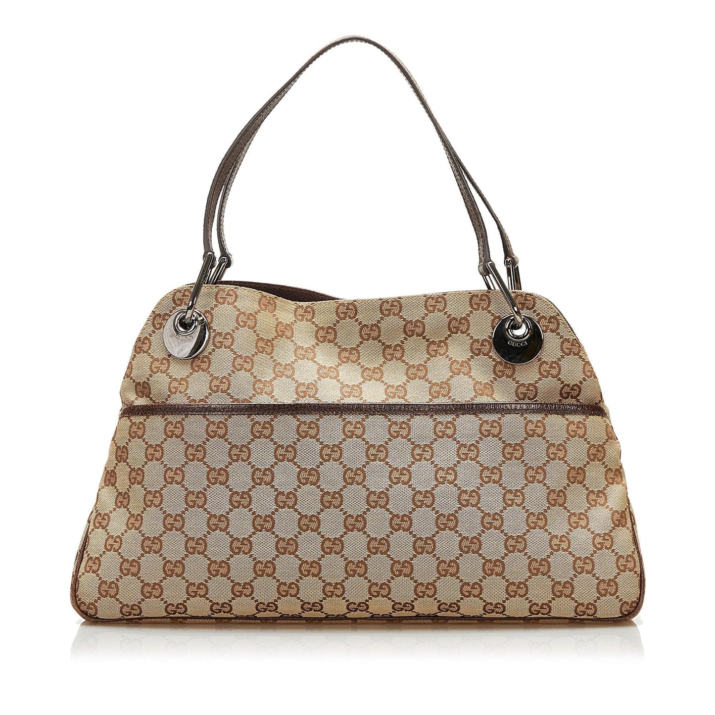 Gucci GG Eclipse SHG Canvas Brown Tote Bag Tote Shg