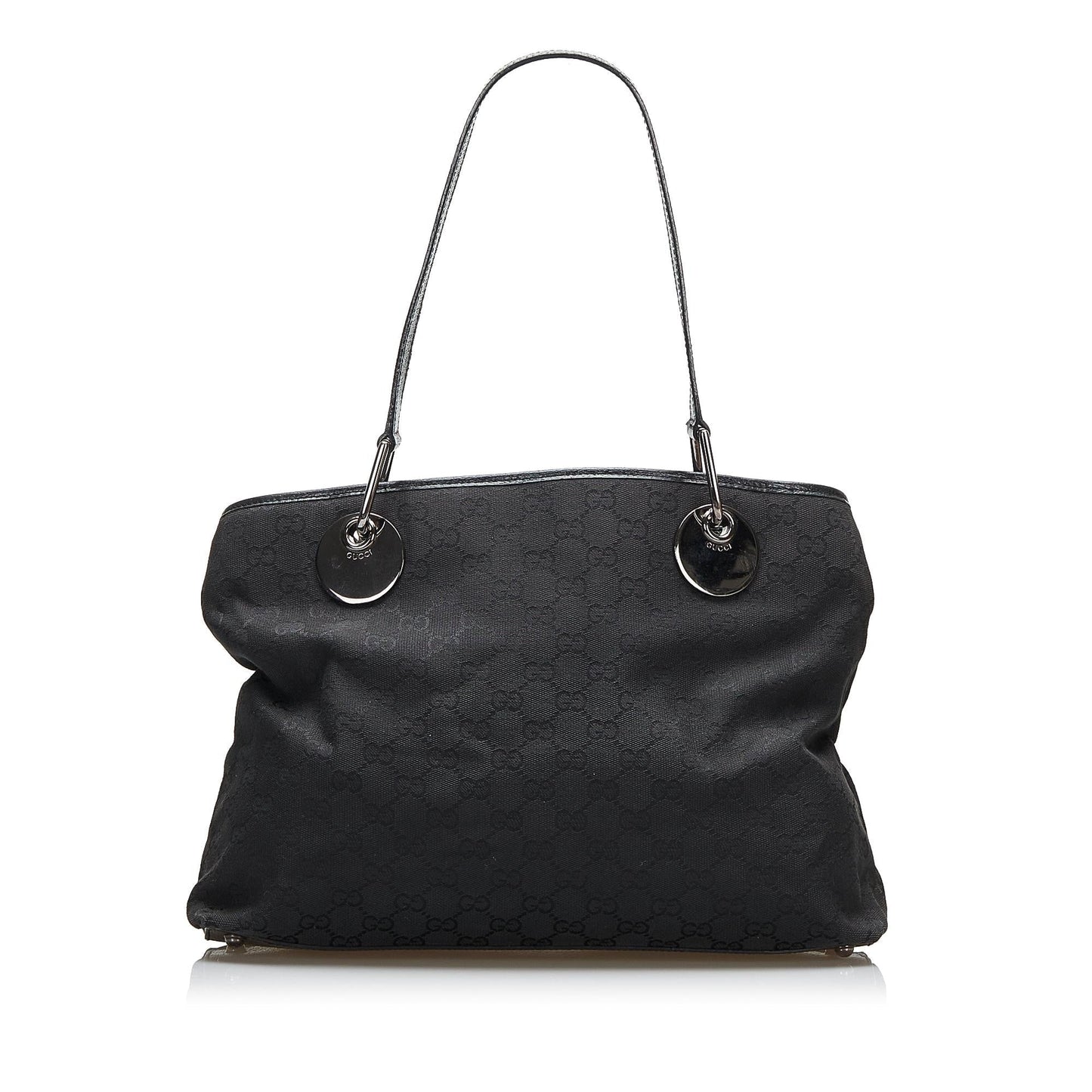 Gucci GG Eclipse SHG-MHZWjN Canvas Calf Black Tote Bag