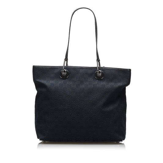 Gucci GG Eclipse SHG-c0MN9M Canvas Calf Black Tote Bag