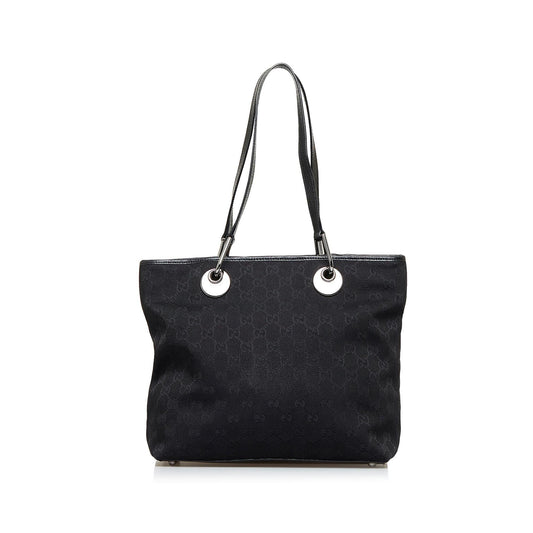 Gucci GG Eclipse SHG-Sh4gwE Canvas Calf Black Tote Bag