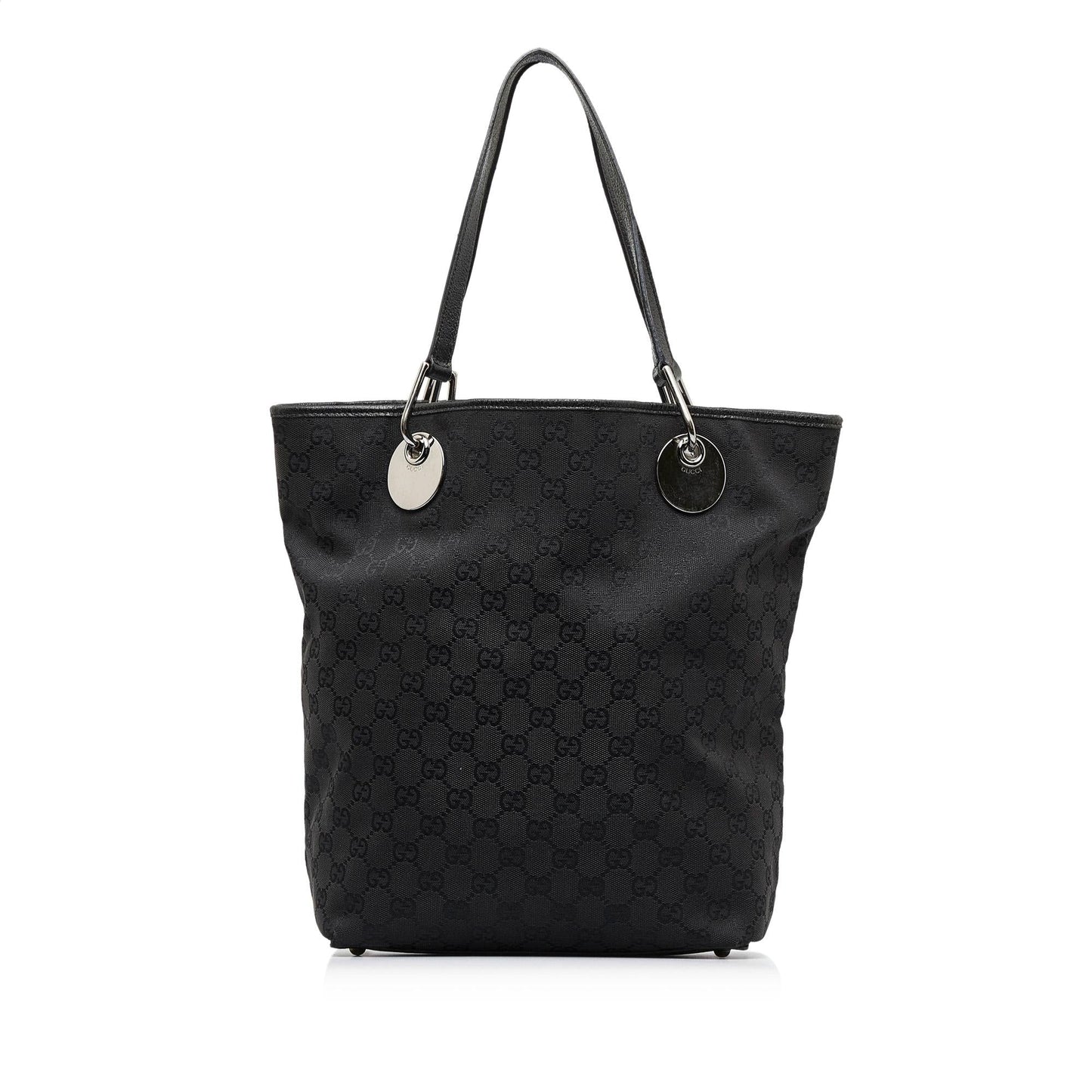 Gucci GG Eclipse SHG-9BcTJq Canvas Calf Black Tote Bag