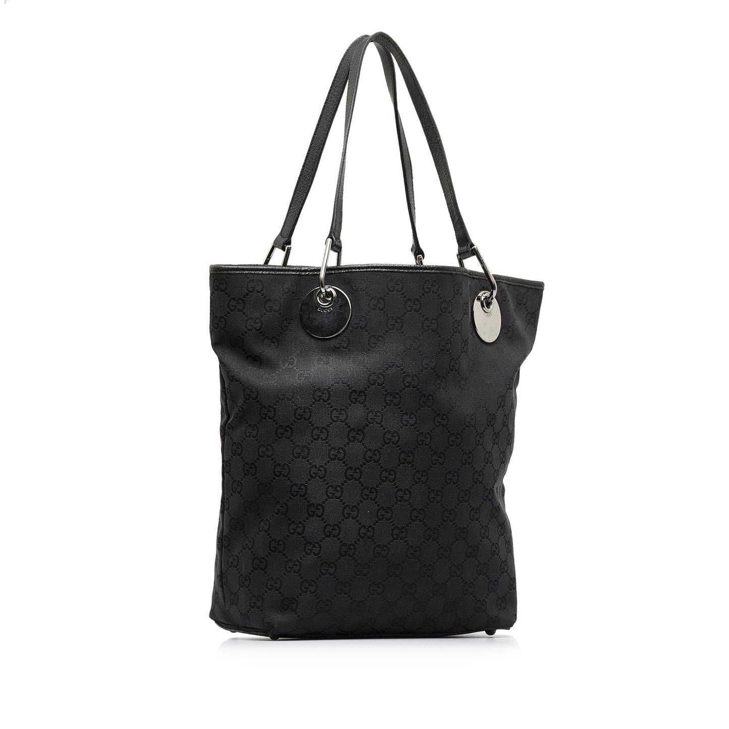 Gucci GG Eclipse SHG-9BcTJq Canvas Calf Black Tote Bag