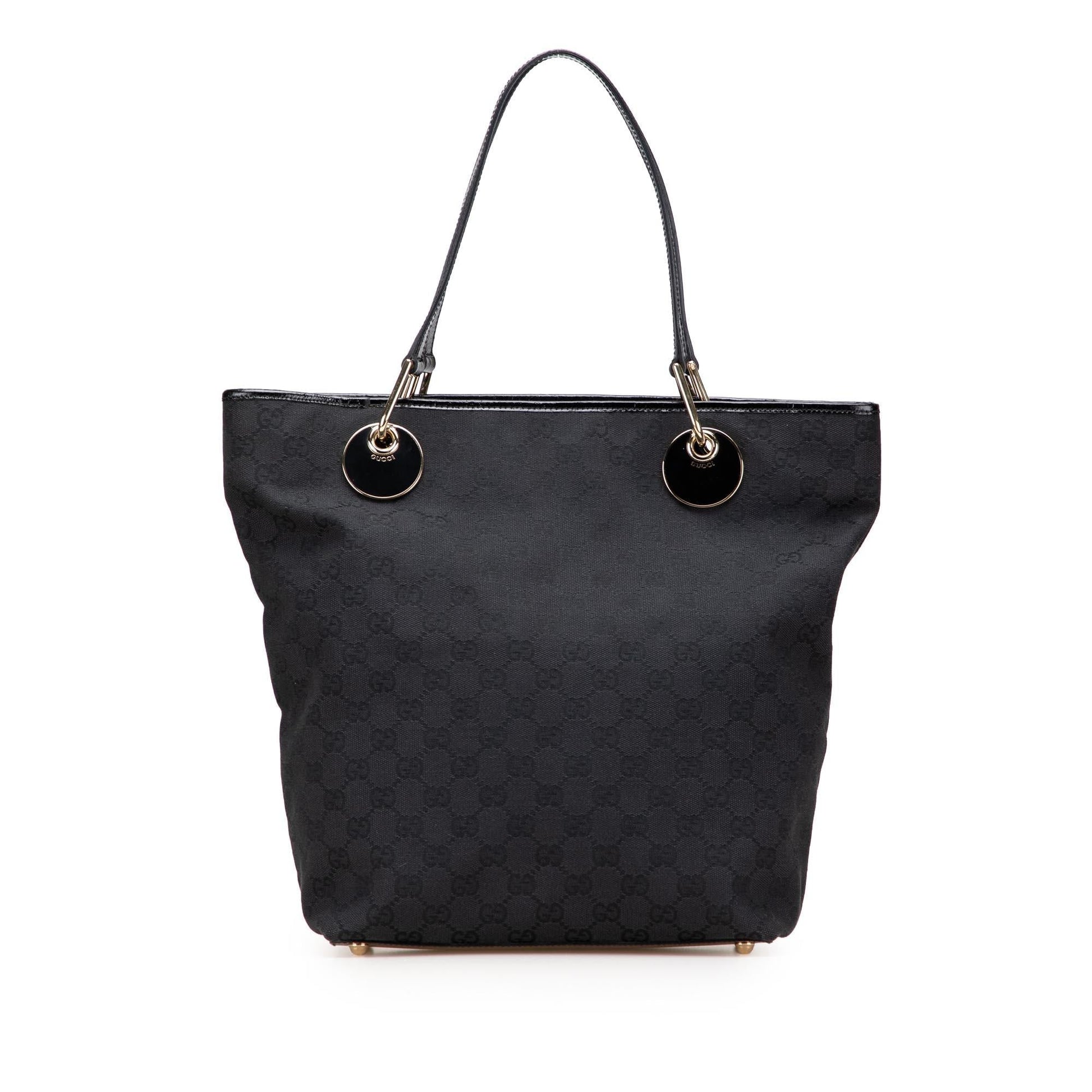 Gucci GG Eclipse Canvas Black Tote Bag Tote 3