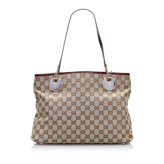 Gucci GG Eclipse SHG Canvas Brown Shoulder Bag Eclipse Shg