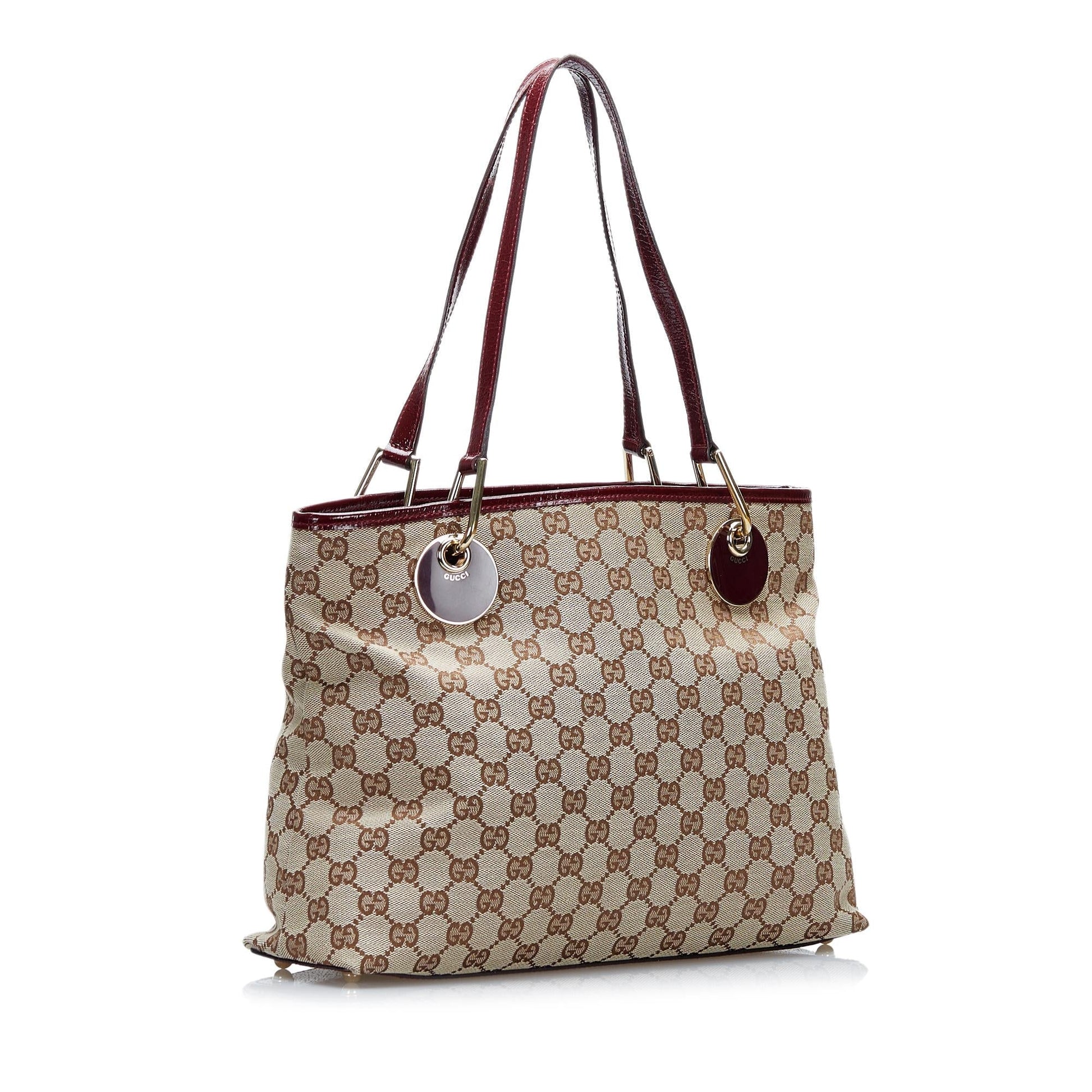 Gucci GG Eclipse SHG Canvas Brown Shoulder Bag Eclipse Shg