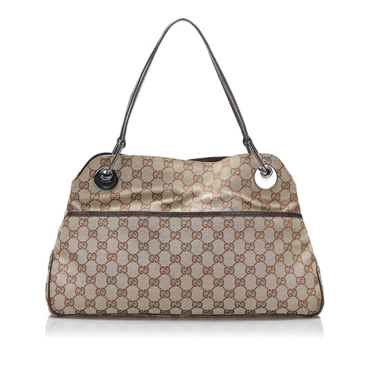 Gucci GG Eclipse SHG-ktZXJg Canvas Brown Tote Bag