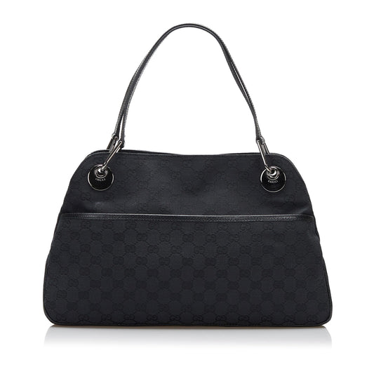 Gucci GG Eclipse SHG-40IzbM Canvas Black Tote Bag
