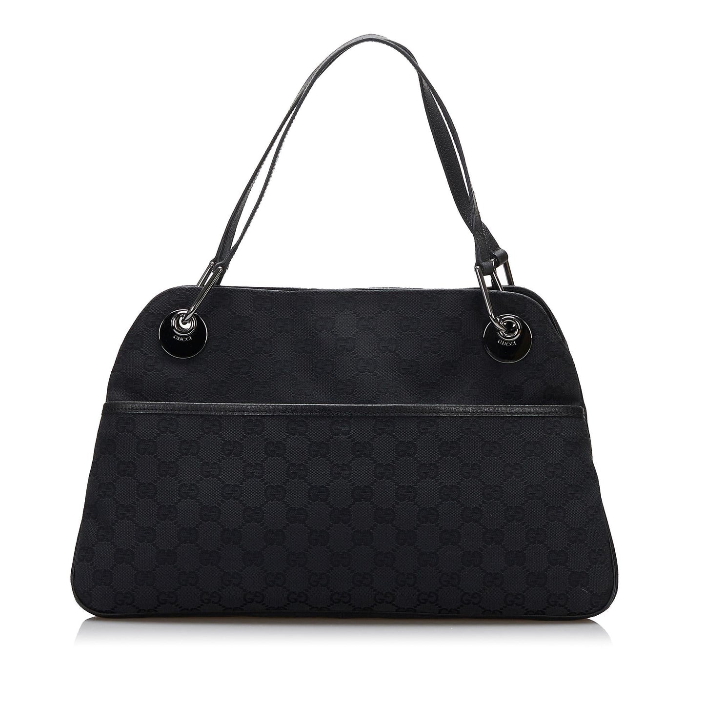 Gucci GG Eclipse SHG-Vwn056 Canvas Black Satchel Bag