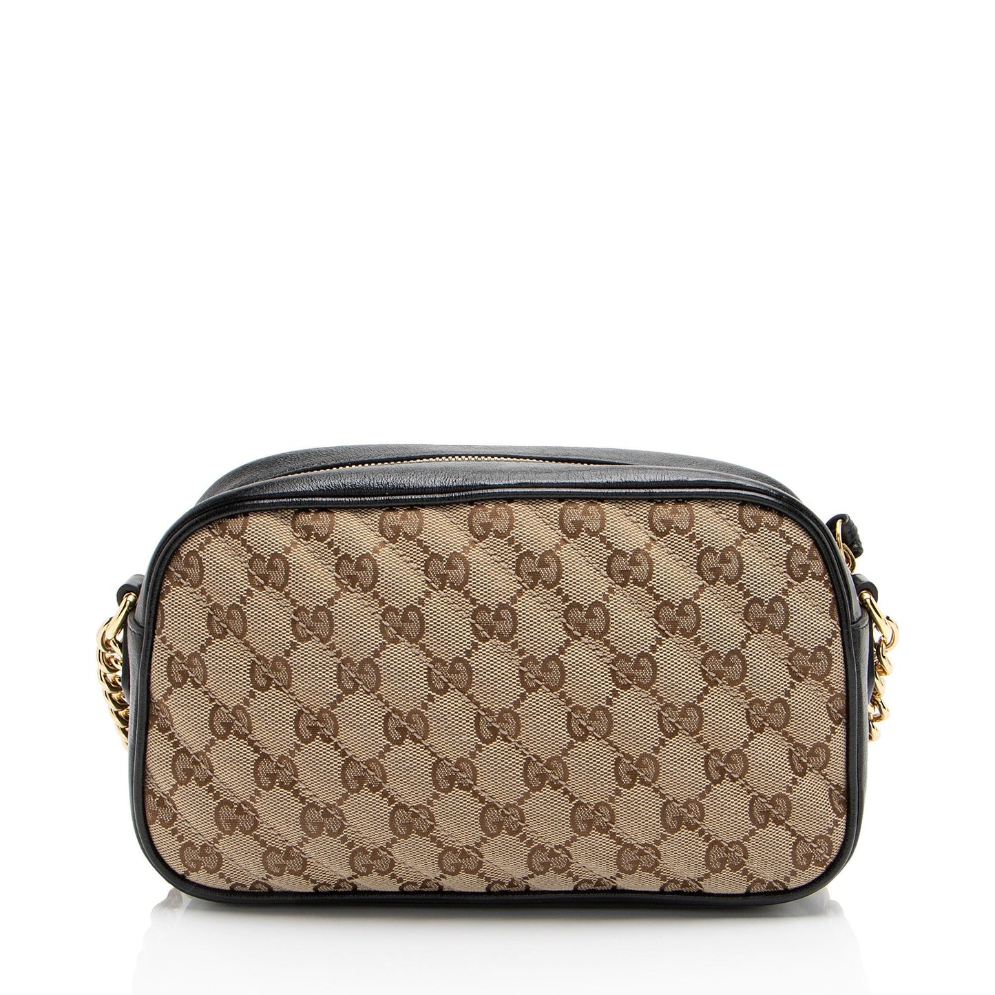 Gucci GG Marmont Camera Matelasse Leather Canvas Black Crossbody Bag Bag 2