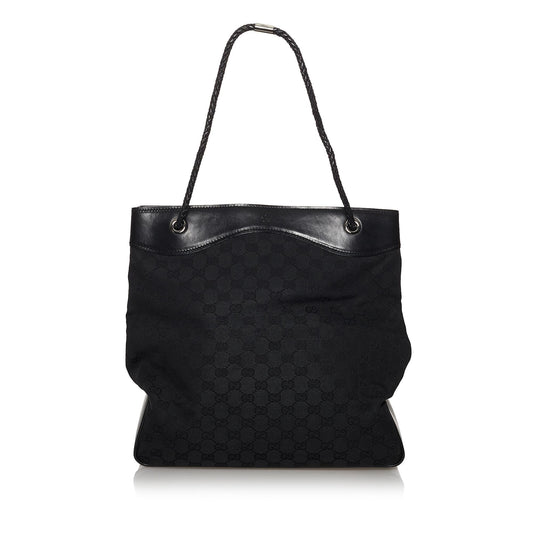 Gucci GG Gifford SHG Canvas Black Tote Bag 4