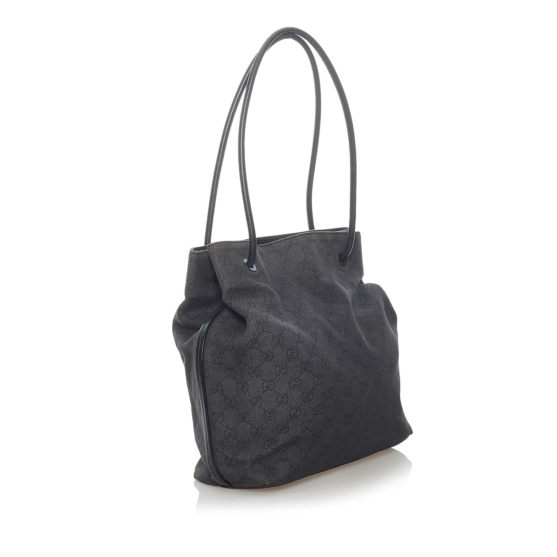Gucci GG Gifford SHG Canvas Black Tote Bag