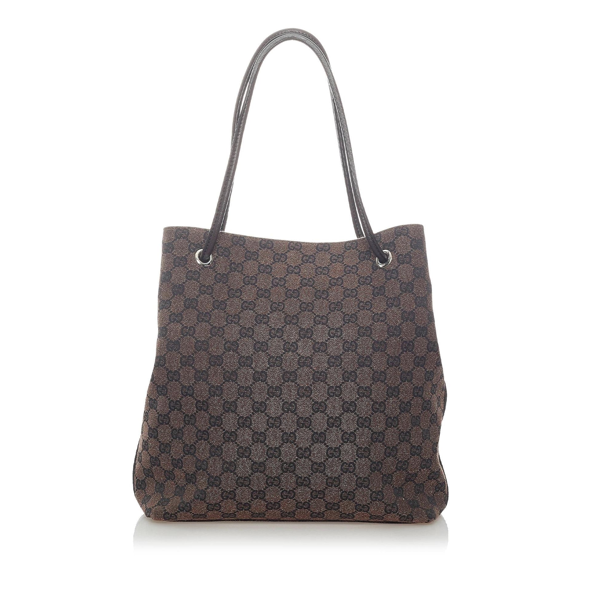 Gucci GG Gifford SHG Canvas Brown Tote Bag