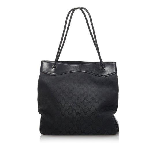 Gucci GG Gifford SHG Canvas Black Tote Bag Bag Shg