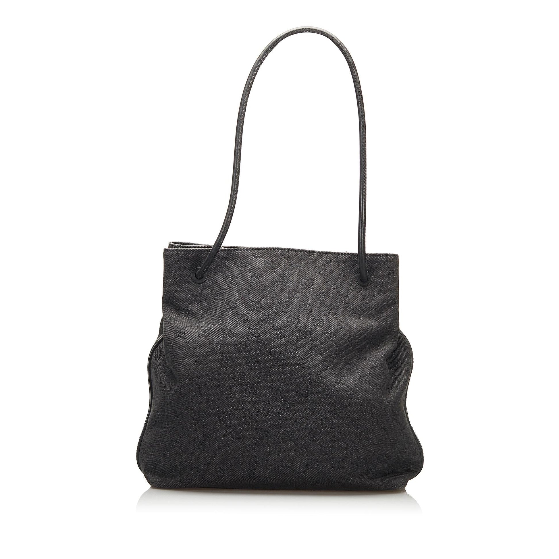Gucci GG Gifford SHG Canvas Black Tote Bag Gifford Shg