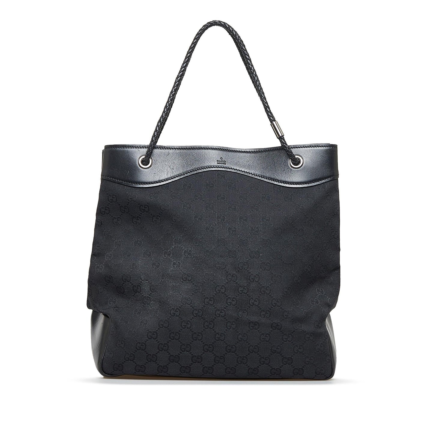 Gucci GG Gifford SHG-XhHe7C Canvas Calf Black Tote Bag