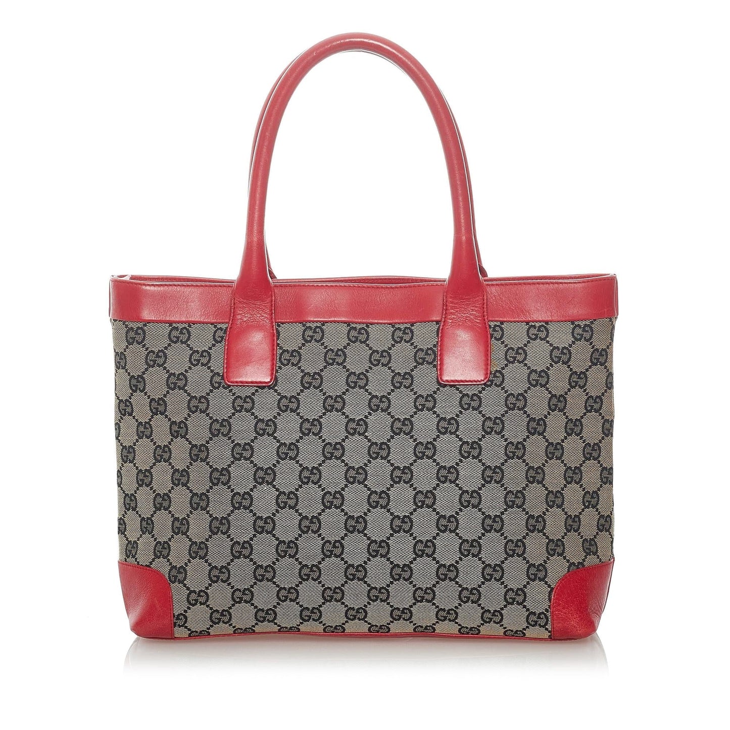Gucci GG SHG Canvas Brown Pink Satchel Bag