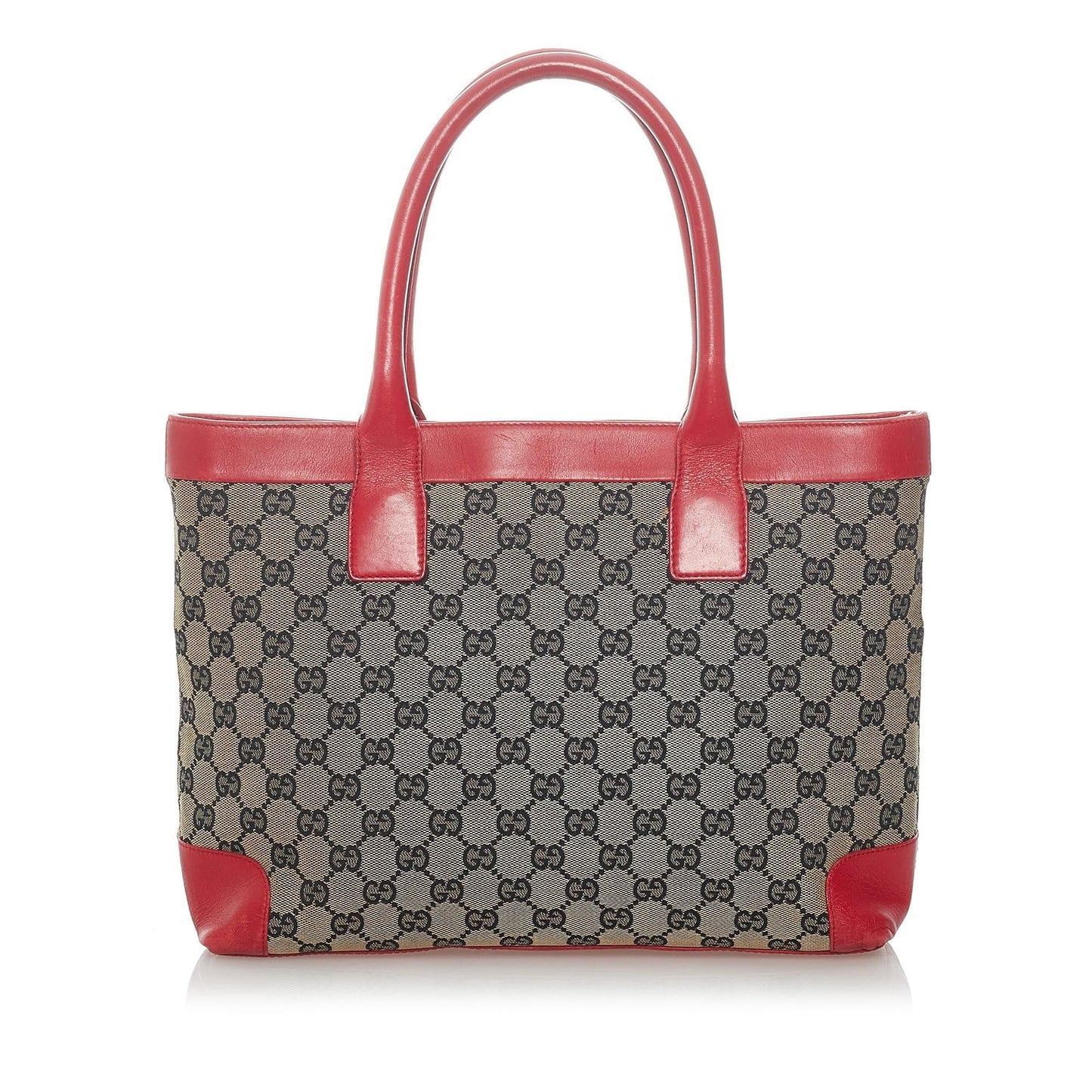 Gucci GG SHG Canvas Brown Pink Satchel Bag