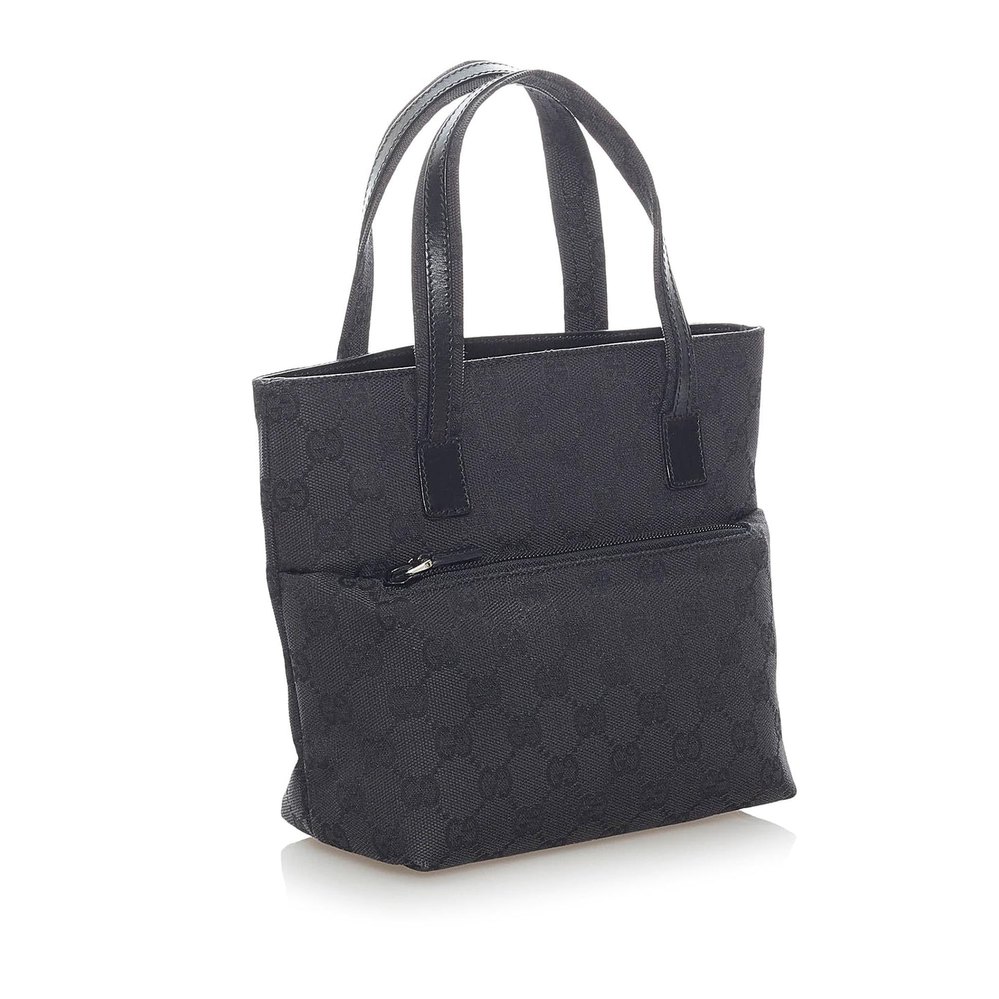 Gucci GG SHG Canvas Black Satchel Bag