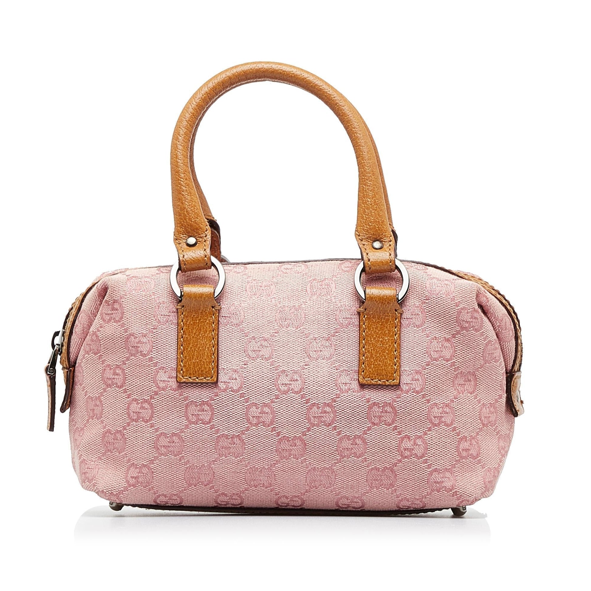Gucci GG SHG-TvklQD Canvas Pink Satchel Bag