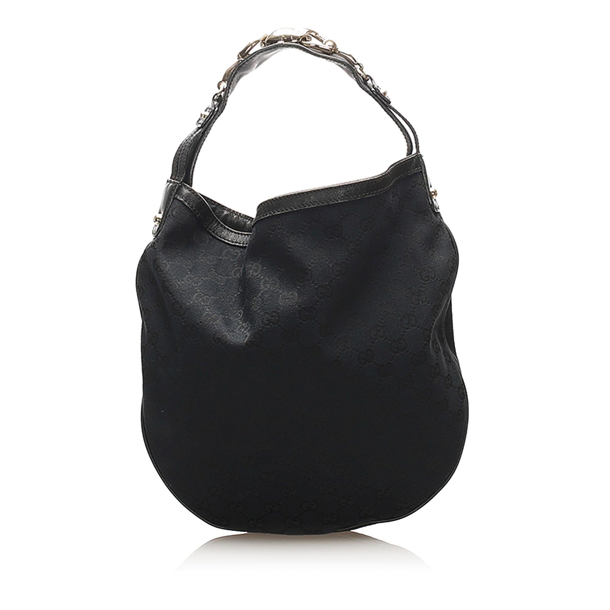 Gucci GG SHG Canvas Black Shoulder Bag 10