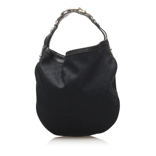 Gucci GG SHG Canvas Black Shoulder Bag 10
