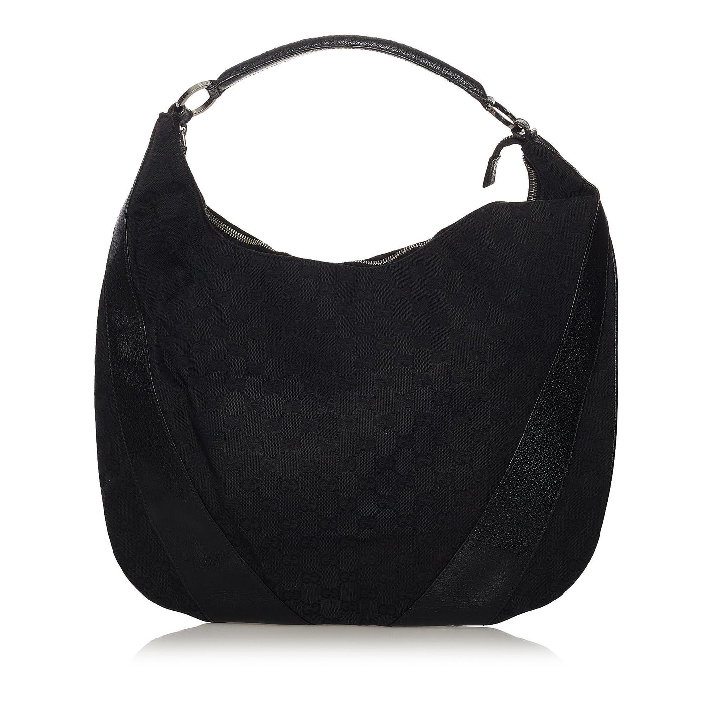 Gucci GG SHG Canvas Calf Black Shoulder Bag