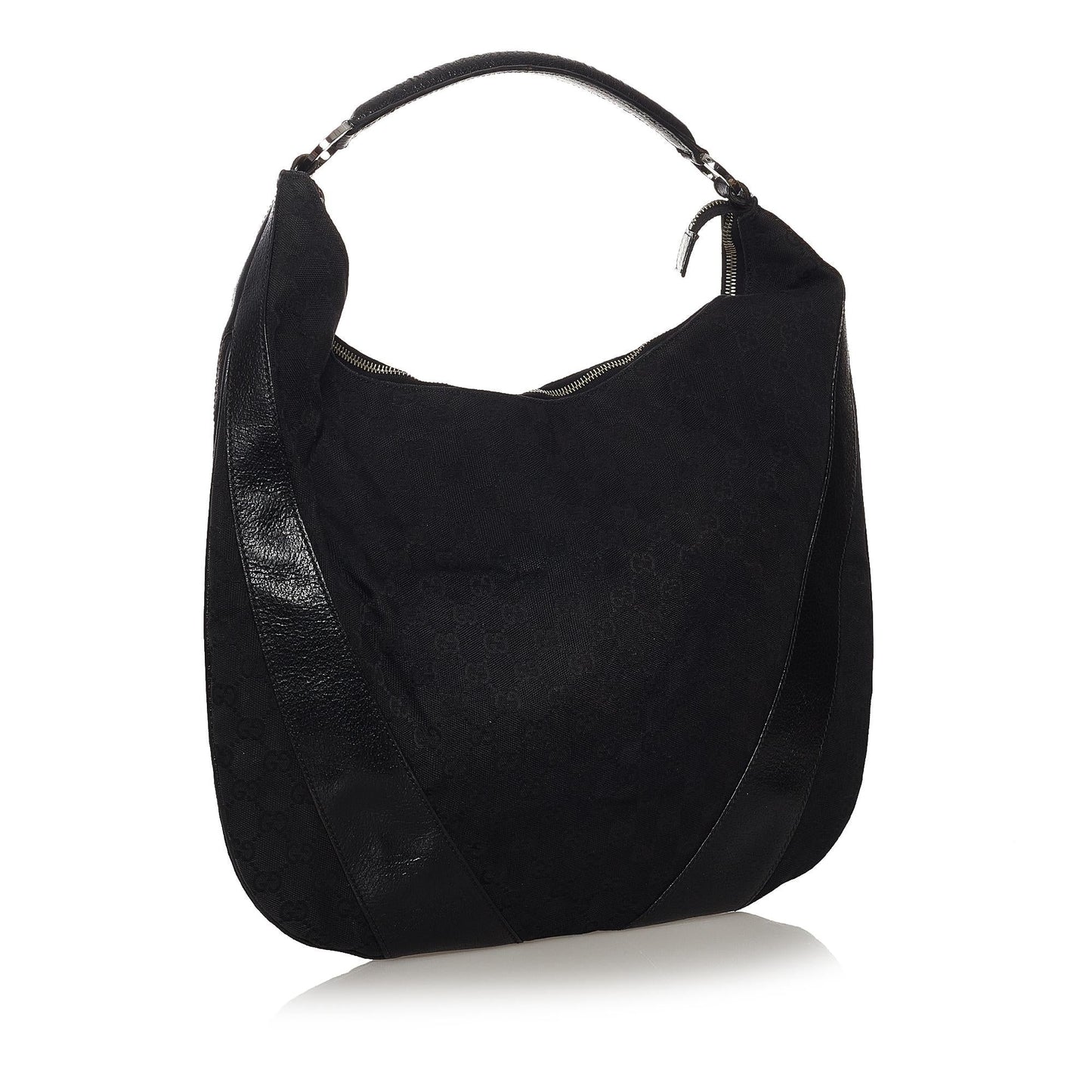 Gucci GG SHG Canvas Calf Black Shoulder Bag