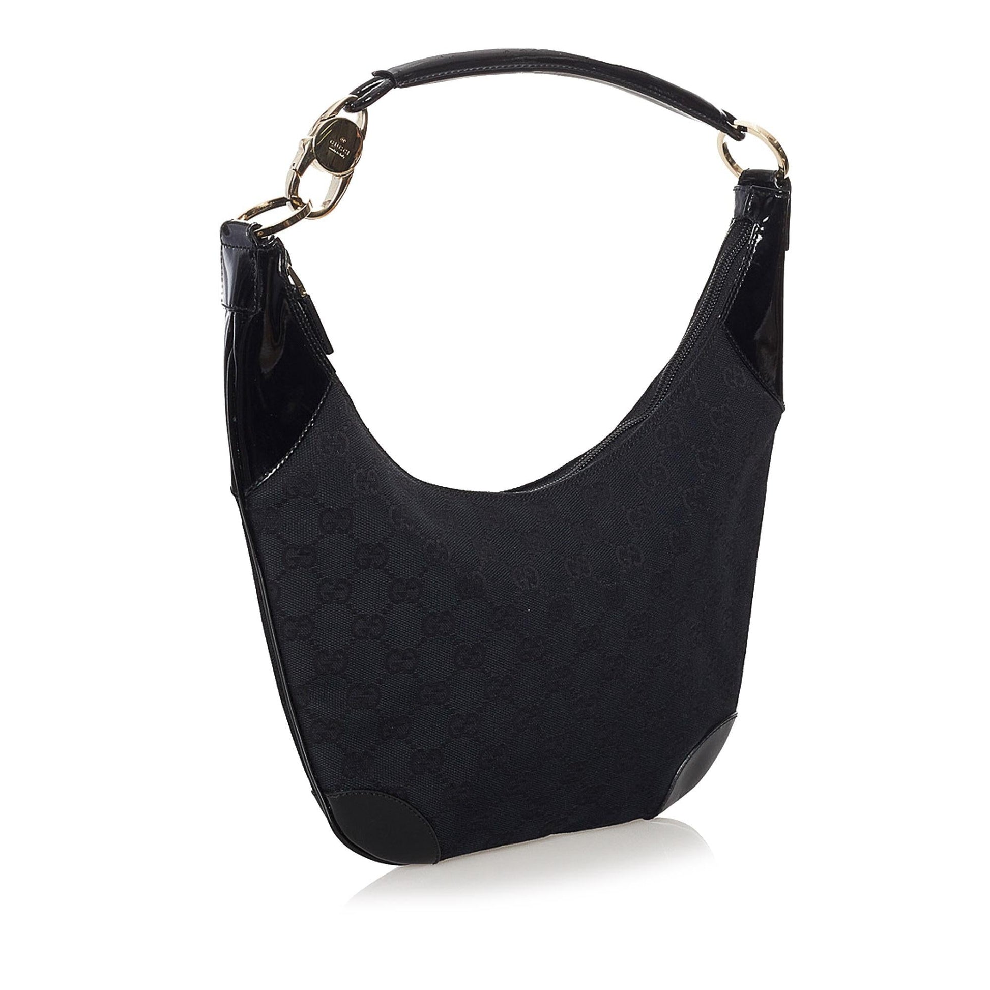 Gucci GG SHG Canvas Black Shoulder Bag 4