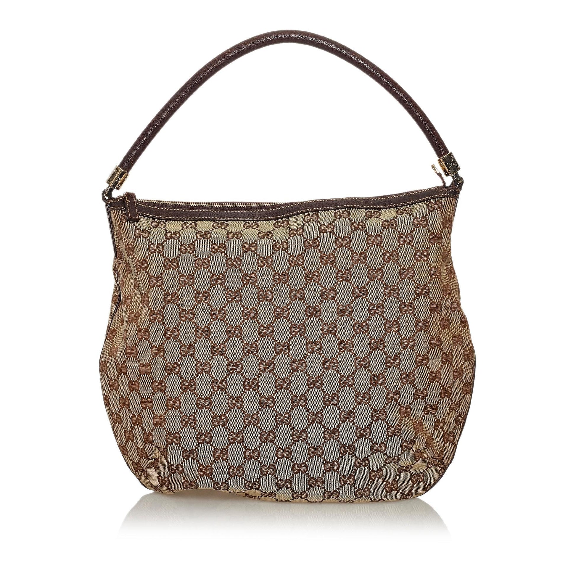 Gucci GG SHG Canvas Brown Shoulder Bag 4