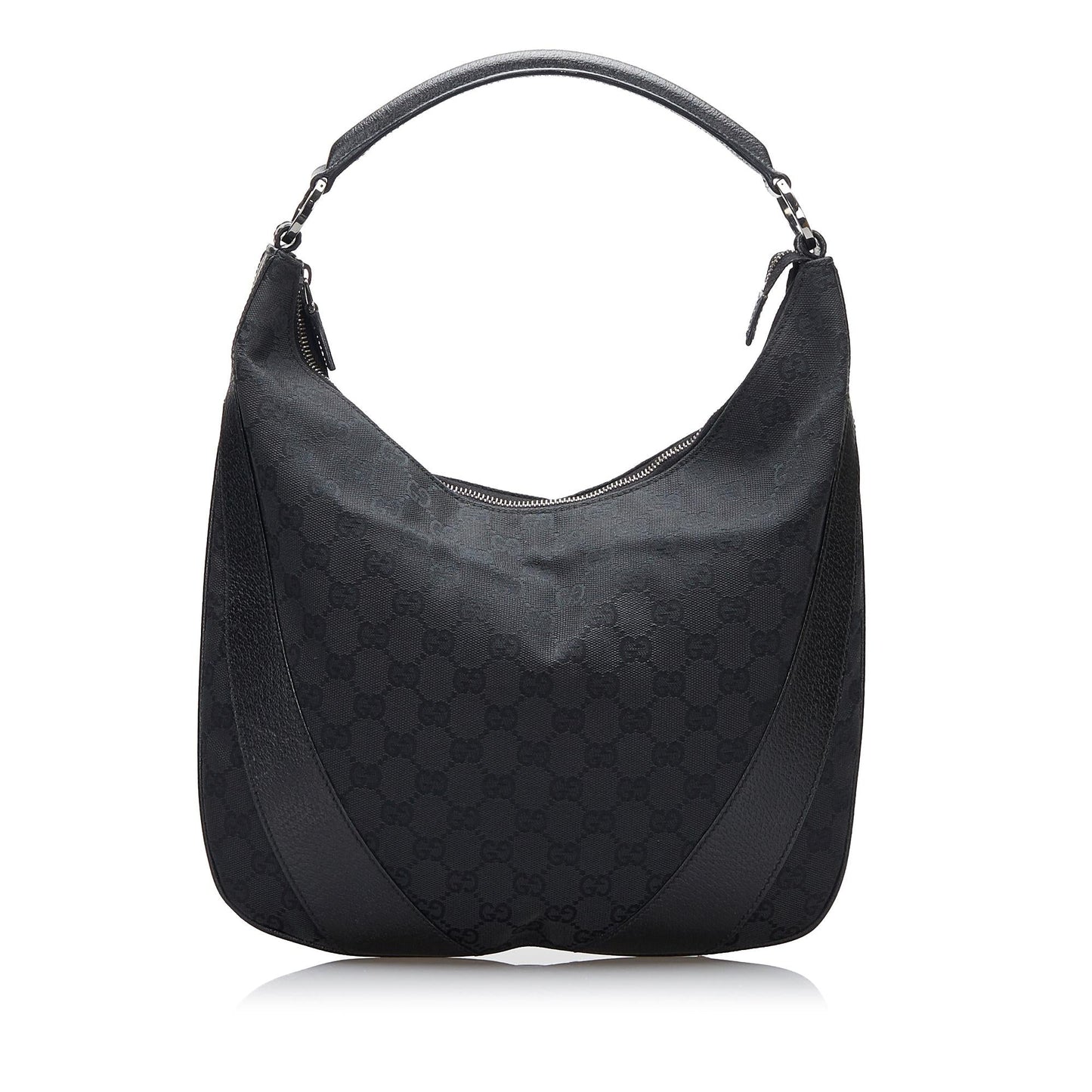 Gucci GG SHG-fpybPe Canvas Black Shoulder Bag