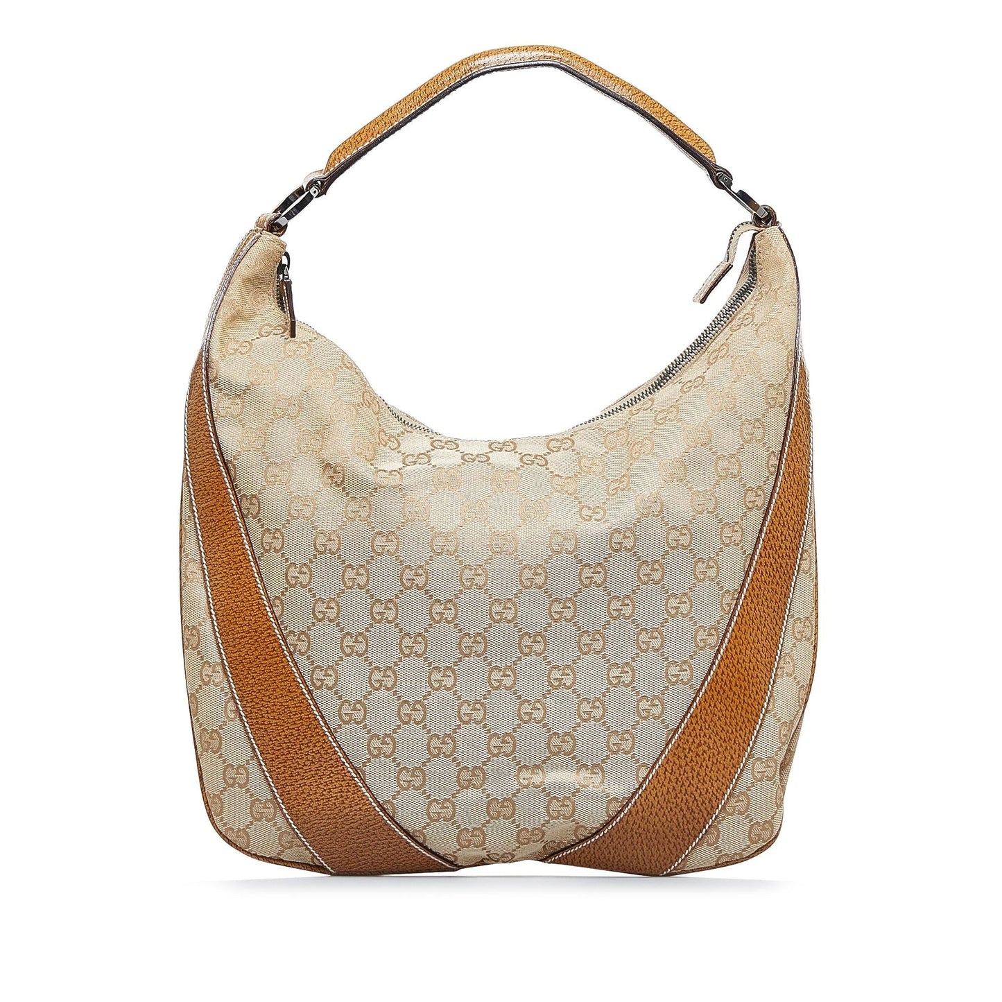 Gucci GG SHG-GaEe4f Canvas Brown Shoulder Bag