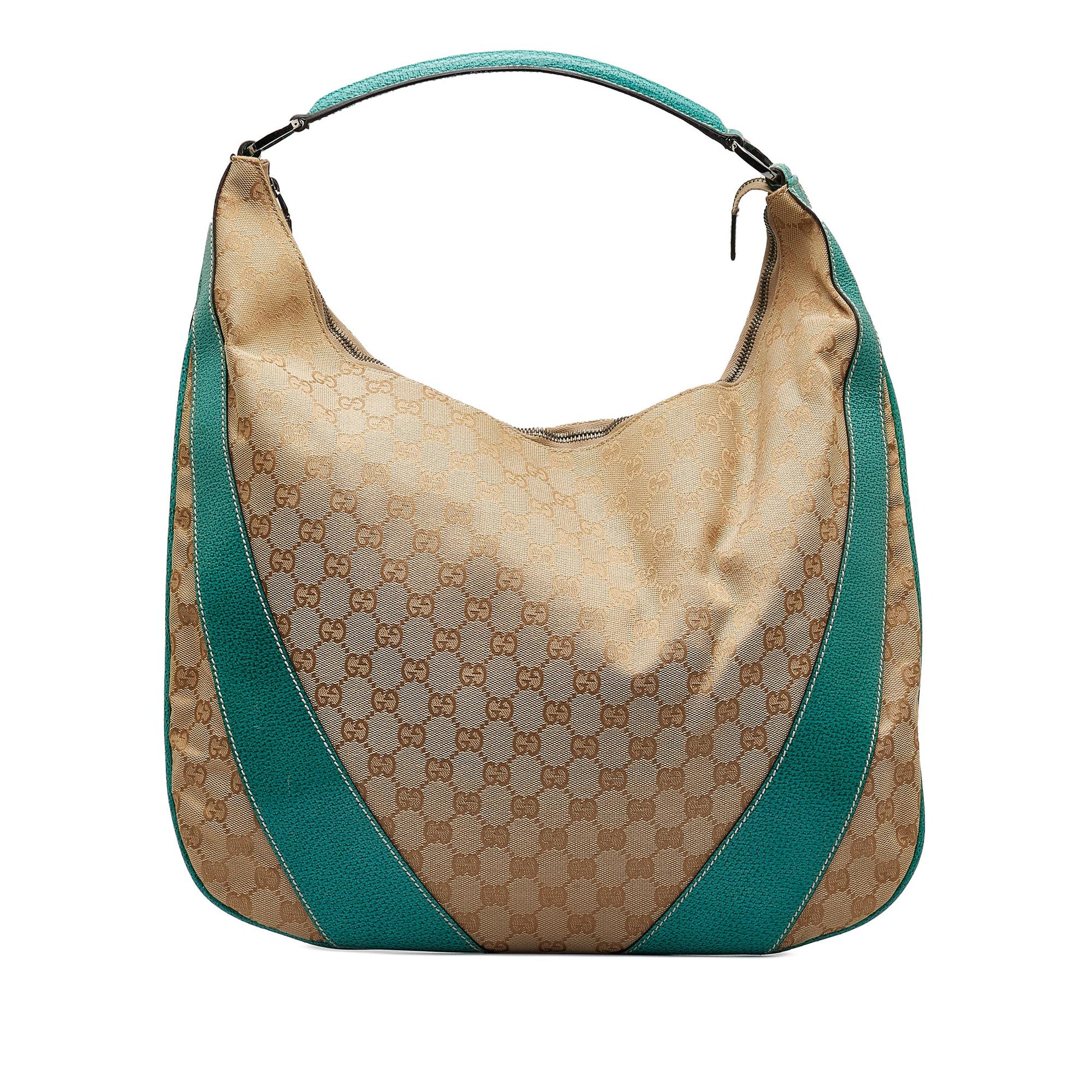 Gucci GG SHG-aQeAKr Canvas Calf Brown Shoulder Bag
